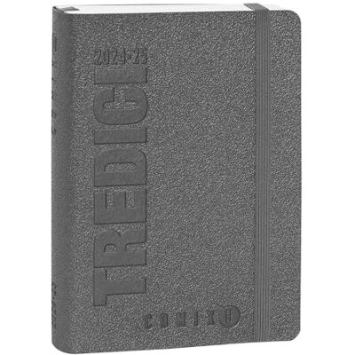 COMIX U YOURSELF Mini Agenda journalier 2024 – 2025 Agenda 13 mois avec couverture souple en PU, élastique, poche à soufflet contenante et 384 pages, idéal pour l'école, 11 x 15,3 cm, gris COMIX U YOURSELF Mini Agenda journalier 2024 – 2025 Agenda 13 mois avec couverture souple en PU, élastique, poche à soufflet contenante et 384 pages, idéal pour l'école, 11 x 15,3 cm, gris