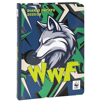 COMIX WWF Agenda scolaire 2025 – 2026 officiel WWF, journal 12 mois, idéal pour l'école primaire ou média, avec couverture rigide avec photo d'un léopard et 352 pages en couleur, 13 x 17,8 cm COMIX WWF Agenda scolaire 2025 – 2026 officiel WWF, journal 12 mois, idéal pour l'école primaire ou média, avec couverture rigide avec photo d'un léopard et 352 pages en couleur, 13 x 17,8 cm