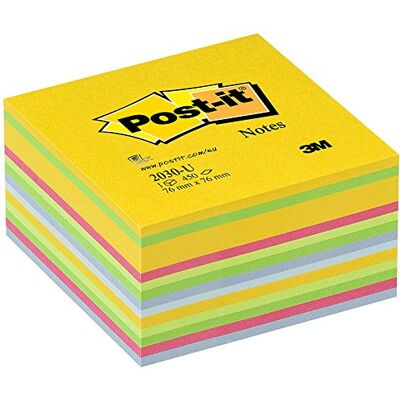 Post-it Notes Autocollantes, Ultra Couleurs, 450 Feuilles, 76 mm x 76 mm, Bleu, Jaune, Rose, Vert Feuillets Adhésifs pour Prise de Notes, Listes de Tâches et Rappels Post-it Notes Autocollantes, Ultra Couleurs, 450 Feuilles, 76 mm x 76 mm, Bleu, Jaune, Rose, Vert Feuillets Adhésifs pour Prise de Notes, Listes de Tâches et Rappels
