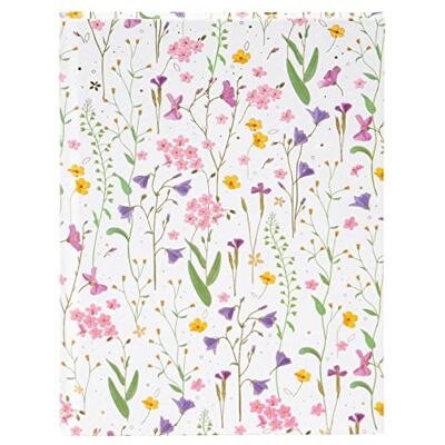 Goldbuch 64.454 Notebook A5 Prairie Miracles Blanc Carnet d'écriture 15 x 22 x 2 cm Cahier 200 pages Papier vierge 100 g/m² Couverture carnet de croquis impression Goldbuch 64.454 Notebook A5 Prairie Miracles Blanc Carnet d'écriture 15 x 22 x 2 cm Cahier 200 pages Papier vierge 100 g/m² Couverture carnet de croquis impression