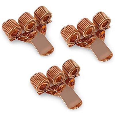 Ashton and Wright Lot de 3 porte-stylos en métal avec clip de poche Idéal pour médecins, infirmières, pilotes Or rose Ashton and Wright Lot de 3 porte-stylos en métal avec clip de poche Idéal pour médecins, infirmières, pilotes Or rose