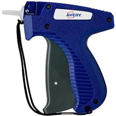 Avery Pistolet Textile Standard Bleu/Gris Aiguille Couteau Intégrée avec Capuchon Plastique Avery Pistolet Textile Standard Bleu/Gris Aiguille Couteau Intégrée avec Capuchon Plastique