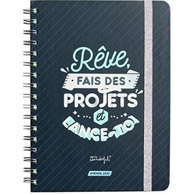 Mr. Wonderful Agenda classique 2023 Semainier Rêve, fais des projets et lance-toi, WOA2212290FRZ0 Mr. Wonderful Agenda classique 2023 Semainier Rêve, fais des projets et lance-toi, WOA2212290FRZ0