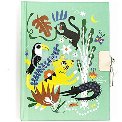 Clairefontaine Avenue Mandarine CO204C Un JOURNAL INTIME 240 pages lignées 11x14 cm Fermeture cadenas JUNGLE Clairefontaine Avenue Mandarine CO204C Un JOURNAL INTIME 240 pages lignées 11x14 cm Fermeture cadenas JUNGLE