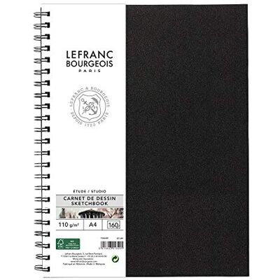 Carnet de croquis Lefranc A4 - 160 feuilles - 110 g/m² Carnet de croquis Lefranc A4 - 160 feuilles - 110 g/m²