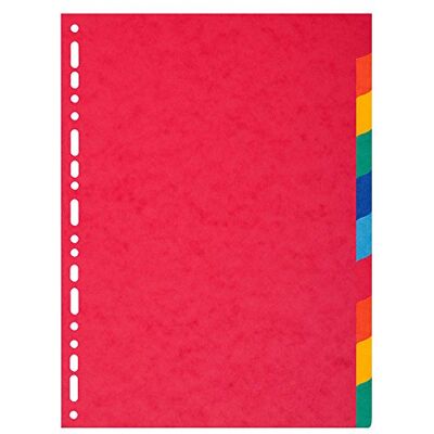 EXACOMPTA REF 2110E Forever Collection Intercalaires 100% recyclés Convient pour documents A4+ Carton 100% recyclé 220g/m², 10 positions Multicolore EXACOMPTA REF 2110E Forever Collection Intercalaires 100% recyclés Convient pour documents A4+ Carton 100% recyclé 220g/m², 10 positions Multicolore