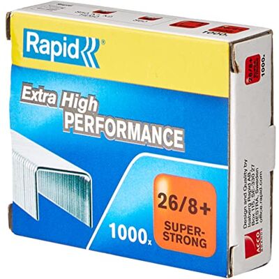 Rapid 24861600 Agrafes 26/8+ x1000 Rapid 24861600 Agrafes 26/8+ x1000