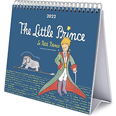 Grupo Erik Calendrier de Bureau 2022 Le Petit Prince 12 Mois De Janvier à Décembre 2022 20x18x6,5 cm, 6 langues, Certifié FSC Grupo Erik Calendrier de Bureau 2022 Le Petit Prince 12 Mois De Janvier à Décembre 2022 20x18x6,5 cm, 6 langues, Certifié FSC