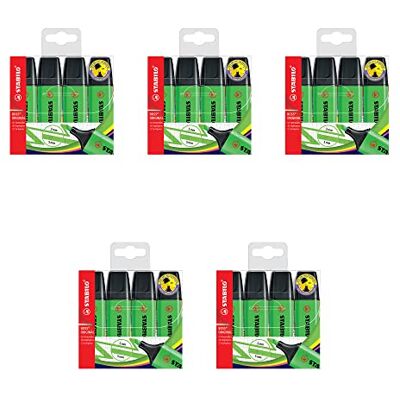 STABILO BOSS Original Lot de 5 surligneurs Vert STABILO BOSS Original Lot de 5 surligneurs Vert