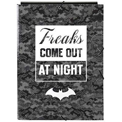 safta Batman Classeur Folio avec 3 rabats, 260 x 25 x 335 mm (512004068) safta Batman Classeur Folio avec 3 rabats, 260 x 25 x 335 mm (512004068)