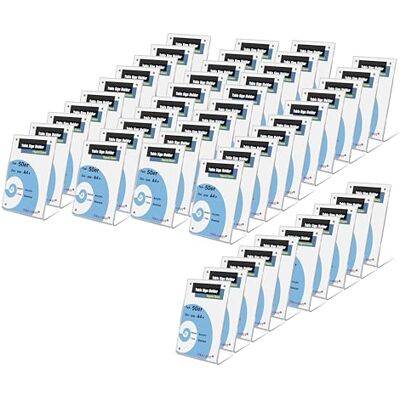 TUKA-i-AKUT Lot de 50 supports de table A4 en acrylique, fermeture magnétique, support de menu, support de panneau publicitaire, en forme de L, incliné pour menus, affiches, brochures, photos, TUKA-i-AKUT Lot de 50 supports de table A4 en acrylique, fermeture magnétique, support de menu, support de panneau publicitaire, en forme de L, incliné pour menus, affiches, brochures, photos,