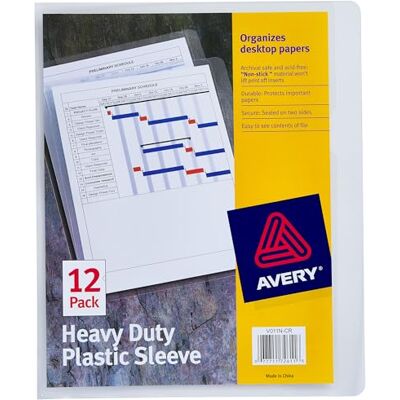 Avery 72611 protège documents Plastique Avery 72611 protège documents Plastique