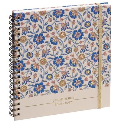 EXACOMPTA Agenda semainier Color D. 15x17cm Sept 2026 à août 2027 Fleur EXACOMPTA Agenda semainier Color D. 15x17cm Sept 2026 à août 2027 Fleur
