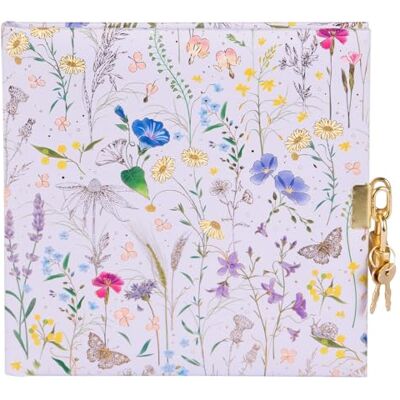 Goldbuch 44 575 Summer Meadow Journal intime avec motif floral pour enfants, 96 pages blanches, bloc-notes verrouillable, avec cadenas, couverture en impression artistique, environ 16,5 x 16,5 x 1,5 Goldbuch 44 575 Summer Meadow Journal intime avec motif floral pour enfants, 96 pages blanches, bloc-notes verrouillable, avec cadenas, couverture en impression artistique, environ 16,5 x 16,5 x 1,5