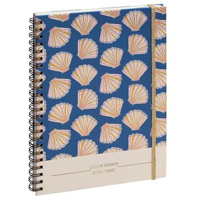 EXACOMPTA Agenda semainier Color D. 15x21cm Sept 2026-Août 2027 Coquillage EXACOMPTA Agenda semainier Color D. 15x21cm Sept 2026-Août 2027 Coquillage