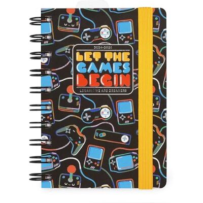 Legami Agenda journalier spiralé petit, 12 mois, journal de janvier 2025 à décembre 2025, planificateur pliable 2025/2026, fermeture avec élastique, poche finale, carnet d'adresses, 8,5 x 13 cm, Legami Agenda journalier spiralé petit, 12 mois, journal de janvier 2025 à décembre 2025, planificateur pliable 2025/2026, fermeture avec élastique, poche finale, carnet d'adresses, 8,5 x 13 cm,