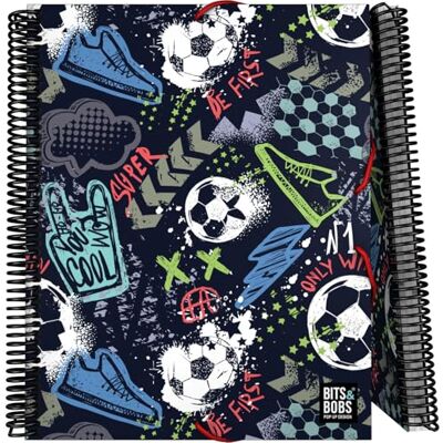 Grafoplás Grafoplas Classeur de 30 pochettes transparentes A4, spirale PVC, couverture souple, collection Design Bits&Bobs Pop Up Design Match, Maxiplás, parfait pour organiser vos fournitures scolaires Grafoplás Grafoplas Classeur de 30 pochettes transparentes A4, spirale PVC, couverture souple, collection Design Bits&Bobs Pop Up Design Match, Maxiplás, parfait pour organiser vos fournitures scolaires