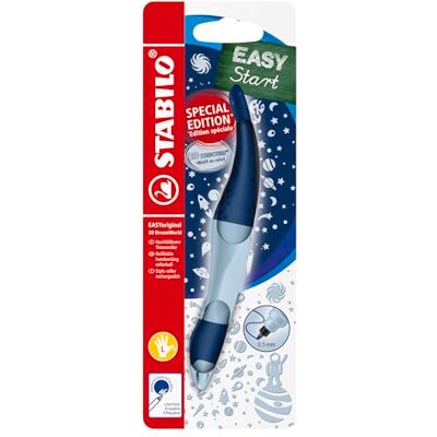 STABILO Roller ergonomique pour gauchers EASYoriginal 3D DreamWorld Blister x 1 + 1 cartouche d'encre bleue effaçable incluse coloris de corps bleu STABILO Roller ergonomique pour gauchers EASYoriginal 3D DreamWorld Blister x 1 + 1 cartouche d'encre bleue effaçable incluse coloris de corps bleu