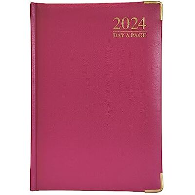 G4GADGET Agenda 2024 2024 rose format A5 1 jour par page rembourré sur le devant et couverture rigide, bords dorés G4GADGET Agenda 2024 2024 rose format A5 1 jour par page rembourré sur le devant et couverture rigide, bords dorés