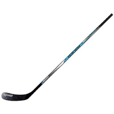 Bauer Batte de hockey sur glace pour adulte I3000 avec feuille ABS Noir/bleu/blanc Bauer Batte de hockey sur glace pour adulte I3000 avec feuille ABS Noir/bleu/blanc