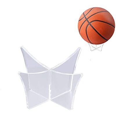 Ziranee Support pour Ballon,Présentoir de Football Acrylique Support de Ballon de Rugby Clair Vitrine de Balle de Sport pour Ecole à la Maison 12 * 12 * 6.4CM Ziranee Support pour Ballon,Présentoir de Football Acrylique Support de Ballon de Rugby Clair Vitrine de Balle de Sport pour Ecole à la Maison 12 * 12 * 6.4CM