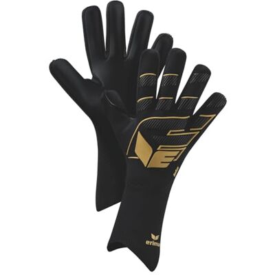 Erima AeroClaw Legend 7222601 Gants de gardien de but unisexe pour adulte Noir/doré Taille 12 Erima AeroClaw Legend 7222601 Gants de gardien de but unisexe pour adulte Noir/doré Taille 12