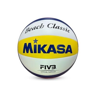 MIKASA Volleyball Ball Beach Classic BV552C-WYBR Balle, Adultes Unisexe, Multicolore MIKASA Volleyball Ball Beach Classic BV552C-WYBR Balle, Adultes Unisexe, Multicolore