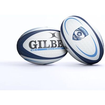 Gilbert Ballon de rugby Montpellier Réplique officielle Taille 5 Rugby Gilbert Ballon de rugby Montpellier Réplique officielle Taille 5 Rugby