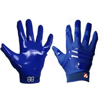 BARNETT FRG-03 Bleu (M) Gants de Football américain de Pro Receveur , RE,DB,RB BARNETT FRG-03 Bleu (M) Gants de Football américain de Pro Receveur , RE,DB,RB