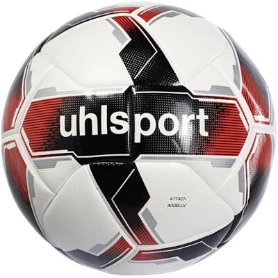 uhlsport Ballon de football Attack ADDGLUE Ballon d'entraînement Avec nouvelle technologie Addglue Pour jeunes et actifs FIFA Basic 5 Blanc/noir/rouge uhlsport Ballon de football Attack ADDGLUE Ballon d'entraînement Avec nouvelle technologie Addglue Pour jeunes et actifs FIFA Basic 5 Blanc/noir/rouge