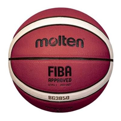 Molten Ballon de basket BG3850 FIBA en cuir synthétique Taille 5, 6, 7 Molten Ballon de basket BG3850 FIBA en cuir synthétique Taille 5, 6, 7