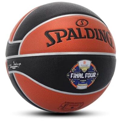 Spalding EUROLEAGUE FINAL Four Athens Ballon de jeu officiel Legacy TF-1000 Composite Indoor Basketball Spalding EUROLEAGUE FINAL Four Athens Ballon de jeu officiel Legacy TF-1000 Composite Indoor Basketball