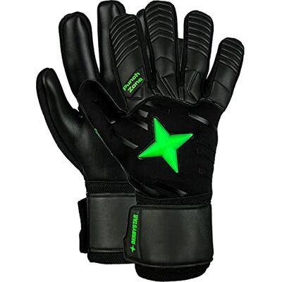 Derbystar Optimus Gants de gardien de but Noir/vert Taille 8 Derbystar Optimus Gants de gardien de but Noir/vert Taille 8