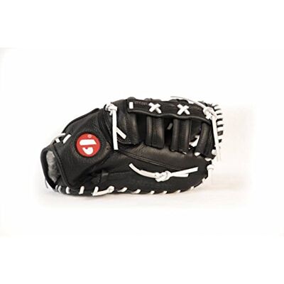 BARNETT GL-301 REG Gant de Baseball Cuir de 1ère Base pour Adulte, Noir (REG, pour droitier Le Gant se Porte à la Main Gauche) BARNETT GL-301 REG Gant de Baseball Cuir de 1ère Base pour Adulte, Noir (REG, pour droitier Le Gant se Porte à la Main Gauche)