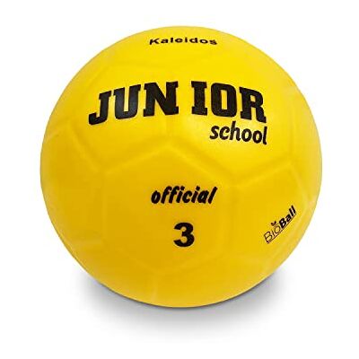 Mondo Sport Ballon de football JUNIOR 3 taille 3 premiers coups de pied 300 g couleur jaune 01520 Mondo Sport Ballon de football JUNIOR 3 taille 3 premiers coups de pied 300 g couleur jaune 01520