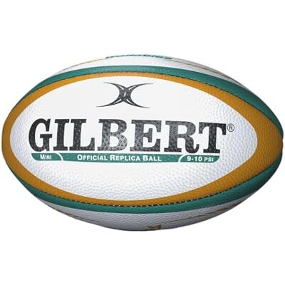 Gilbert Mini Ballon de Rugby Taille 1 – Produit sous Licence Officielle Australie Rugby – Matériau de Haute qualité et Logos Australie Rugby – Livré dégonflé Gilbert Mini Ballon de Rugby Taille 1 – Produit sous Licence Officielle Australie Rugby – Matériau de Haute qualité et Logos Australie Rugby – Livré dégonflé