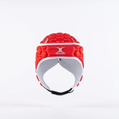 Gilbert Casque Rugby XP 250 rouge (Headguard), tailles senior/junior Gilbert Casque Rugby XP 250 rouge (Headguard), tailles senior/junior