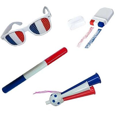 SHOP-STORY Pack supporter tricolore "Le Rugissant" équipe de France Coupe du monde de rugby 2023 SHOP-STORY Pack supporter tricolore "Le Rugissant" équipe de France Coupe du monde de rugby 2023