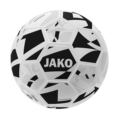 JAKO Ballon d'entraînement Contrast, blanc/noir, 5 JAKO Ballon d'entraînement Contrast, blanc/noir, 5