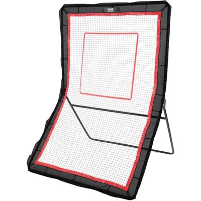 VEVOR Filet de rebond de crosse pour le jardin, le volley-ball, le rebond du baseball et la softball, angle réglable VEVOR Filet de rebond de crosse pour le jardin, le volley-ball, le rebond du baseball et la softball, angle réglable