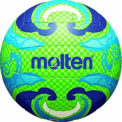 Molten Ballon de beach volley Taille 5 Vert/Bleu Molten Ballon de beach volley Taille 5 Vert/Bleu