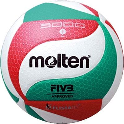 Molten Top V5M5000-DE Ballon de compétition Blanc/vert/rouge 5 Molten Top V5M5000-DE Ballon de compétition Blanc/vert/rouge 5