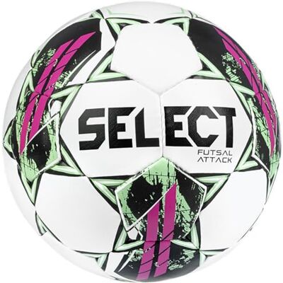 SELECT Futsal Attack Ball Futsal Attack WHT-BLK, Femmes, Hommes, Balls, Blanc, 4 EU SELECT Futsal Attack Ball Futsal Attack WHT-BLK, Femmes, Hommes, Balls, Blanc, 4 EU