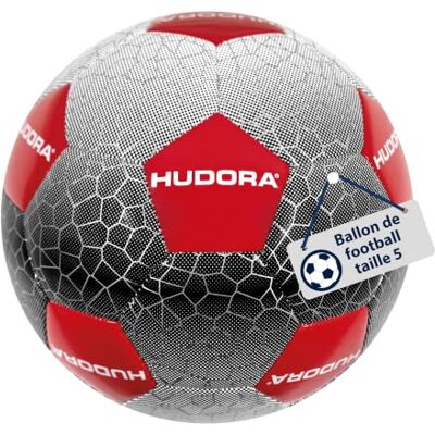 HUDORA Ballon de foot taille 5 – Toucher agréable HUDORA Ballon de foot taille 5 – Toucher agréable