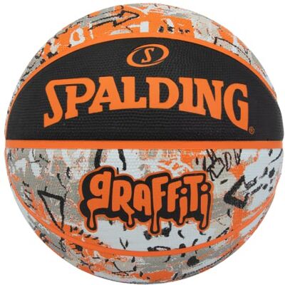 Spalding Graffiti Series Orange Ballon de Basketball Taille 7 Basketball Ballon certifié Matériau : Caoutchouc Extérieur Antidérapant Excellente adhérence Spalding Graffiti Series Orange Ballon de Basketball Taille 7 Basketball Ballon certifié Matériau : Caoutchouc Extérieur Antidérapant Excellente adhérence