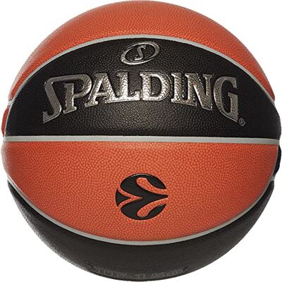 Spalding United Sports Unisexe Adulte Euroleague Varsity TF-150 Ball, Noir/Orange, Taille -5 Spalding United Sports Unisexe Adulte Euroleague Varsity TF-150 Ball, Noir/Orange, Taille -5