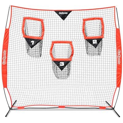 Réseau d'entraînement de football GoSports - Grand 2,4x2,4 m avec 3 poches Réseau d'entraînement de football GoSports - Grand 2,4x2,4 m avec 3 poches