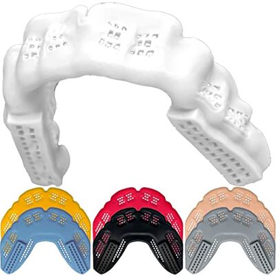 Bulletproof Mouthguards Pare-balles : protège-dents le plus fin et respirant au monde est 3 fois plus résistant pour le football, le MMA, le rugby, le hockey, le basket-ball, la boxe, le BJJ, la crosse, le sport, le Bulletproof Mouthguards Pare-balles : protège-dents le plus fin et respirant au monde est 3 fois plus résistant pour le football, le MMA, le rugby, le hockey, le basket-ball, la boxe, le BJJ, la crosse, le sport, le