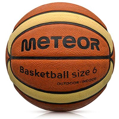 meteor ® Ballon de basketball Cellular PRO pour enfant, taille # 5, 6, 7, idéal pour les mains des jeunes enfants, idéal pour la formation de basketball souple avec surface adhérente meteor ® Ballon de basketball Cellular PRO pour enfant, taille # 5, 6, 7, idéal pour les mains des jeunes enfants, idéal pour la formation de basketball souple avec surface adhérente