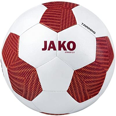 JAKO Striker 2353 Ballon de football d'entraînement Blanc/anthracite Taille 5 JAKO Striker 2353 Ballon de football d'entraînement Blanc/anthracite Taille 5
